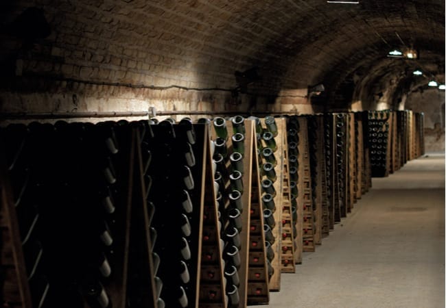 Champagne cellars in Eperney