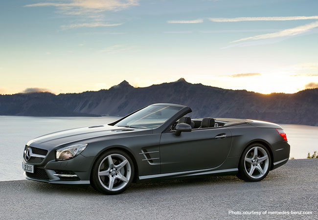 A drive through the South of France in a Mercedes Benz SL