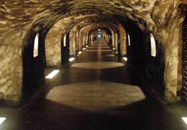 Moet and Chandon tunnels - Underground wine cellars