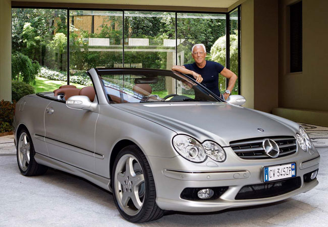 Only 100 cars were produced as part of the exclusive special-edition CLK-Class Cabriolet line personalised by renowned Italian fashion designer, Giorgio Armani. 