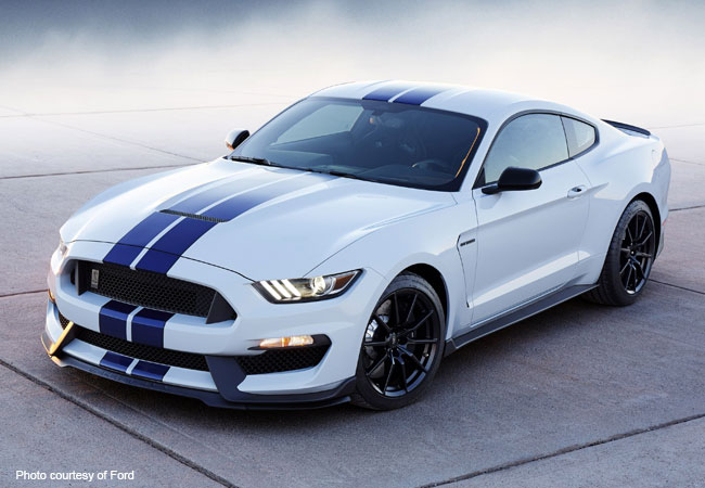 The highly anticipated Ford Shelby GT350