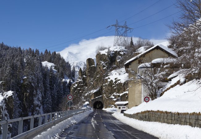 Entrance to St Gotthard Tunnel | Olaf Schulz/Shutterstock