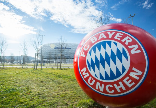 On the grounds of the Allianz Arena | hin255/Shutterstock