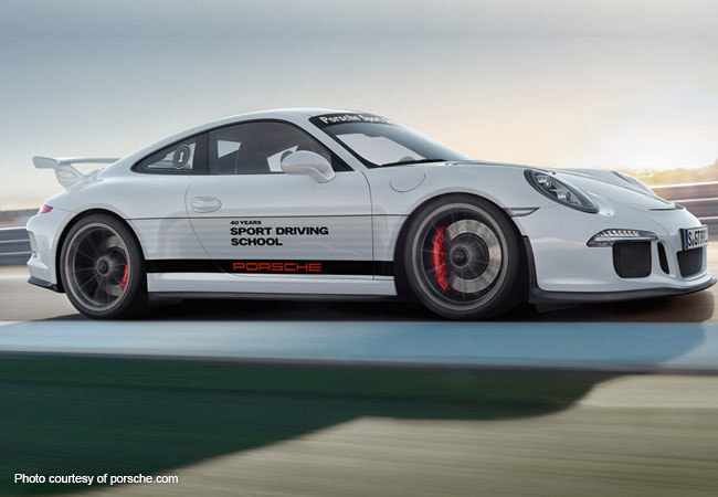 Finely hone your racing skills at the Porsche Sport Driving School