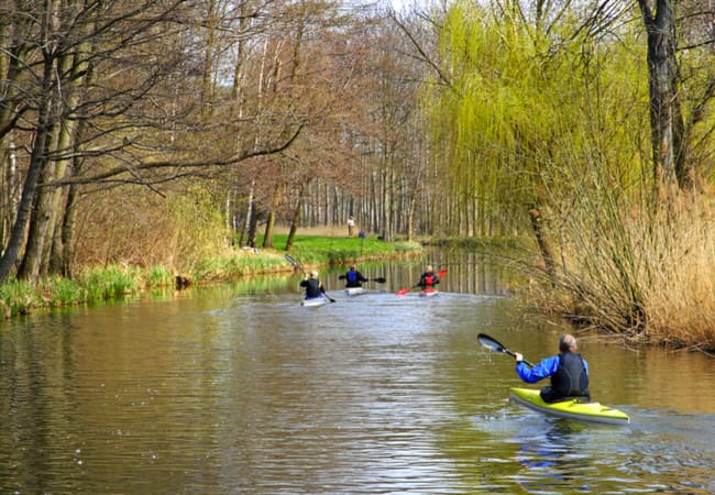 Boating on the canals of Spreewald