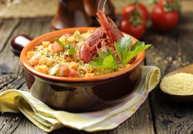 The traditional Sicilian meal of couscous al pesce | FabioBalbi/Shutterstock