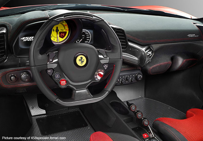 Ferrari 458 - Innovative racetrack technology