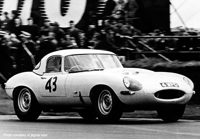 Jaguar E Type, representing the golden era of British design