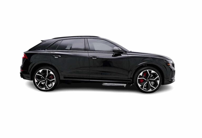 Black Audi RSQ8 Side view