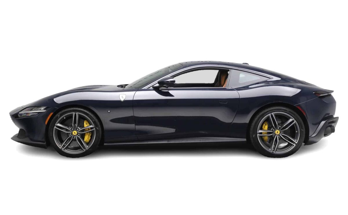 Black Ferrari Roma Side view