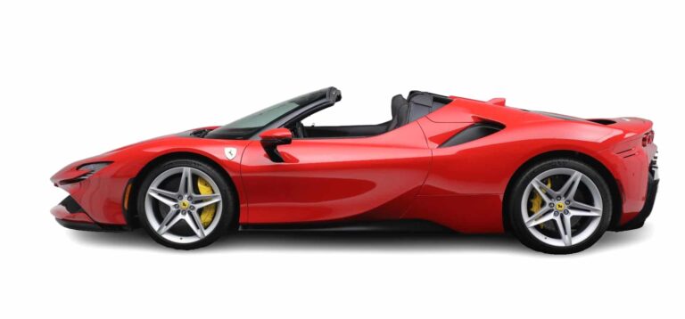 Ferrari SF90 Spider side view